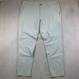 Lululemon Mens 44 Light Gray ABC Commission Pant Slim Warpstreme Tapered 44x32